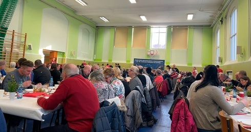 Posiłek świąteczny w Słupsku