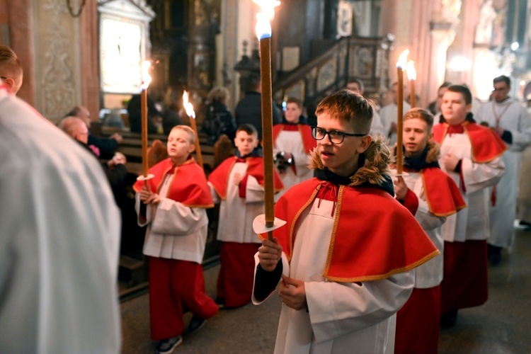 Wigilia Paschalna w świdnickiej katedrze