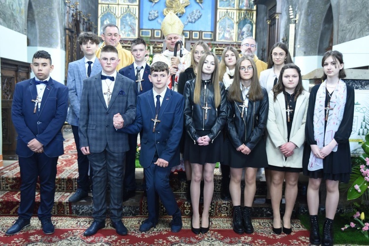 Bierzmowanie w Rzepienniku Biskupim