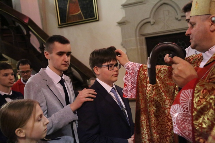 Bierzmowanie w Ciężkowicach