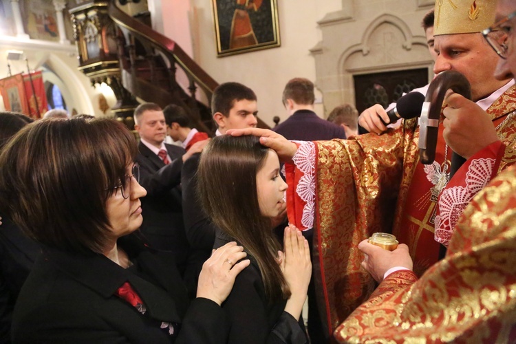 Bierzmowanie w Ciężkowicach