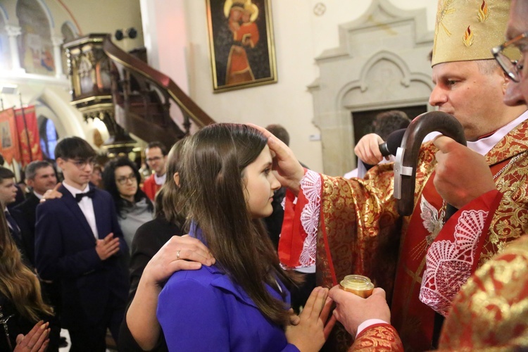 Bierzmowanie w Ciężkowicach