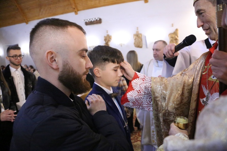 Bierzmowanie w Roztoce