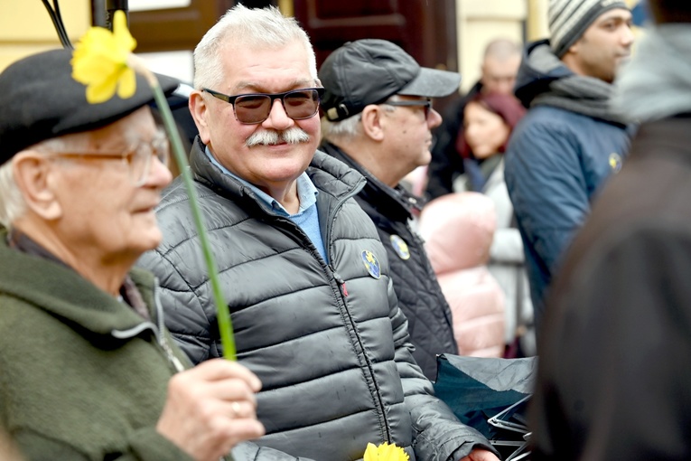 Żółty marsz żonkili z Pola Nadziei przeszedł przez Świdnicę