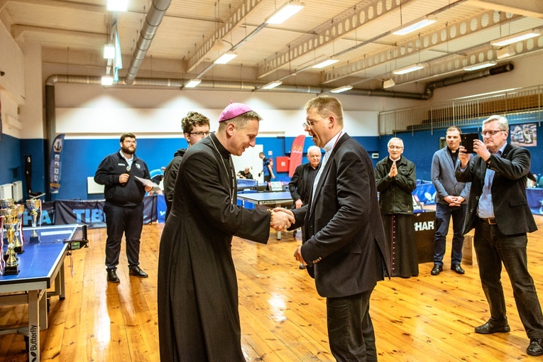 Rozstrzygnięcie Mistrzostw Polski księży w tenisie stołowym