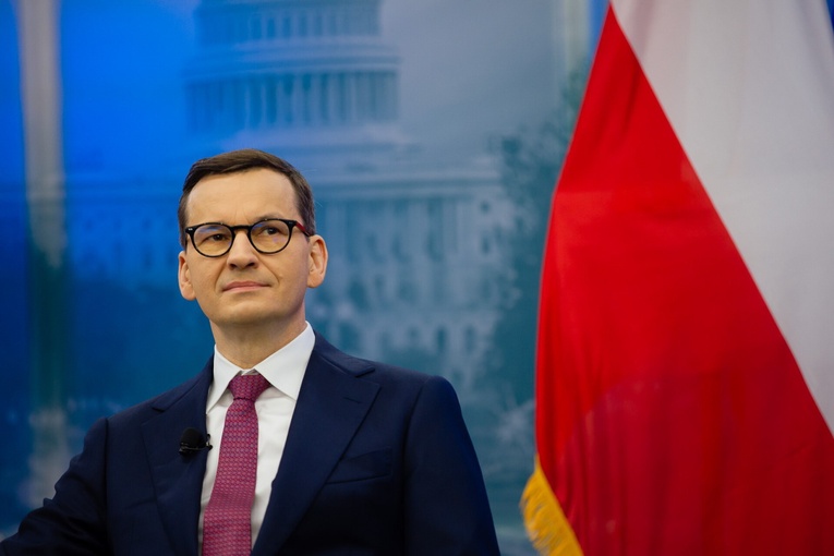 Premier Morawiecki w NBC: Pomoc wojskowa Chin dla Rosji byłaby przekroczeniem Rubikonu