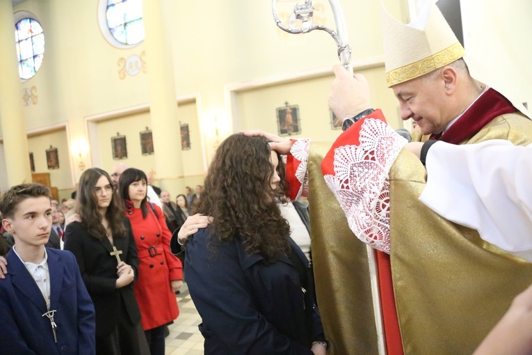 Bierzmowanie w Trzcianie k. Mielca