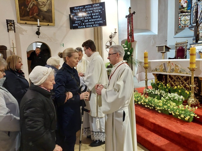 Odebranie i wprowadzenie relikwii św. Faustyny do kościoła św. Michała Archanioła w Bystrzycy Kłodzkiej