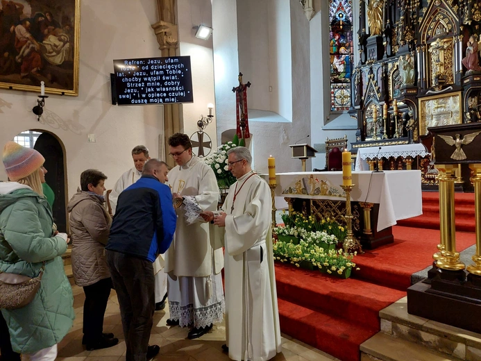 Odebranie i wprowadzenie relikwii św. Faustyny do kościoła św. Michała Archanioła w Bystrzycy Kłodzkiej