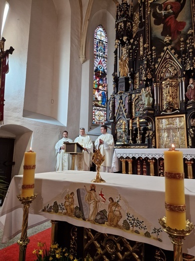 Odebranie i wprowadzenie relikwii św. Faustyny do kościoła św. Michała Archanioła w Bystrzycy Kłodzkiej