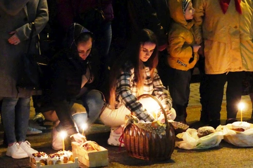 Greckokatolicka liturgia paschalna w Bielsku-Białej-Leszczynach 2023