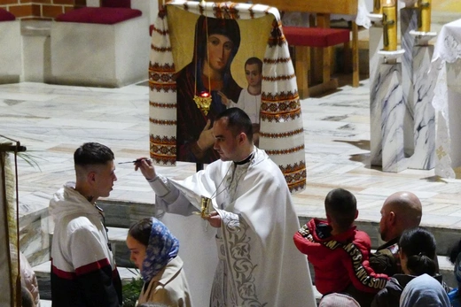 Greckokatolicka liturgia paschalna w Bielsku-Białej-Leszczynach 2023