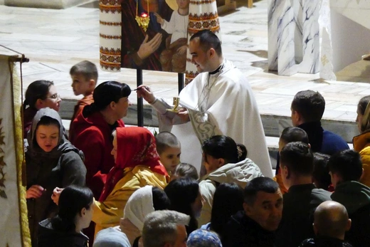 Greckokatolicka liturgia paschalna w Bielsku-Białej-Leszczynach 2023