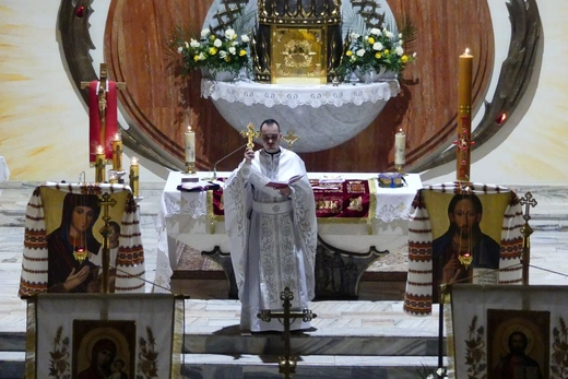 Greckokatolicka liturgia paschalna w Bielsku-Białej-Leszczynach 2023