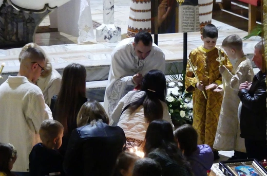 Greckokatolicka liturgia paschalna w Bielsku-Białej-Leszczynach 2023