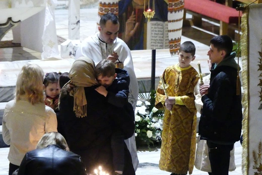 Greckokatolicka liturgia paschalna w Bielsku-Białej-Leszczynach 2023