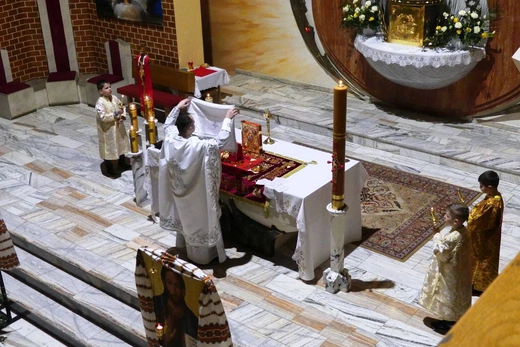 Greckokatolicka liturgia paschalna w Bielsku-Białej-Leszczynach 2023