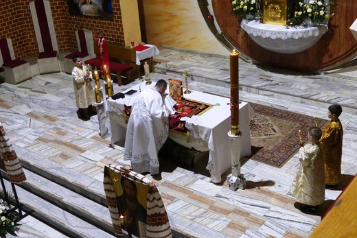 Greckokatolicka liturgia paschalna w Bielsku-Białej-Leszczynach 2023