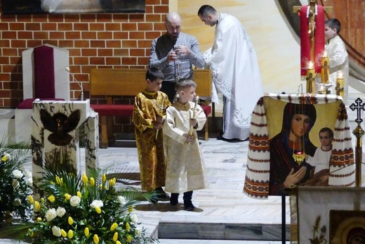Greckokatolicka liturgia paschalna w Bielsku-Białej-Leszczynach 2023