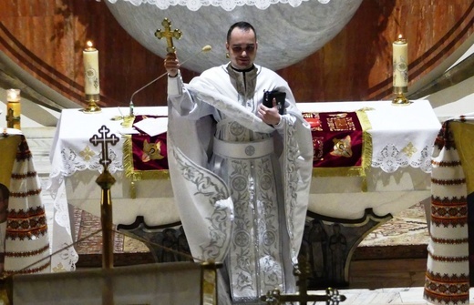 Greckokatolicka liturgia paschalna w Bielsku-Białej-Leszczynach 2023