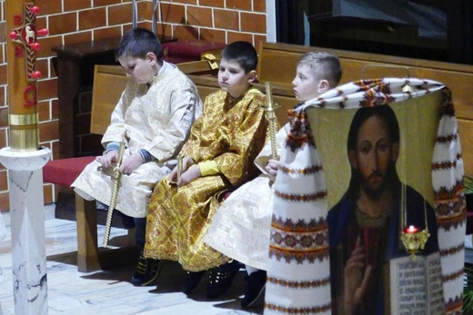 Greckokatolicka liturgia paschalna w Bielsku-Białej-Leszczynach 2023