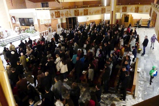 Greckokatolicka liturgia paschalna w Bielsku-Białej-Leszczynach 2023