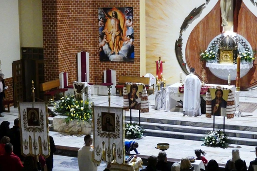 Greckokatolicka liturgia paschalna w Bielsku-Białej-Leszczynach 2023