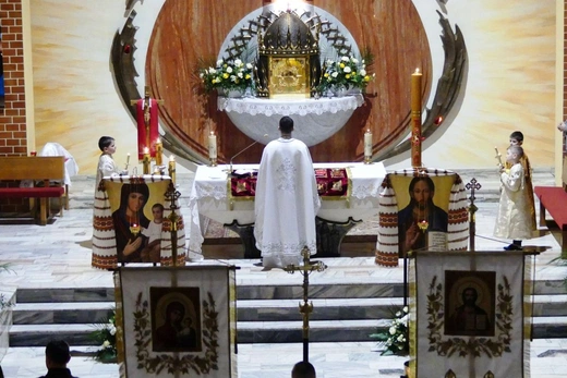 Greckokatolicka liturgia paschalna w Bielsku-Białej-Leszczynach 2023