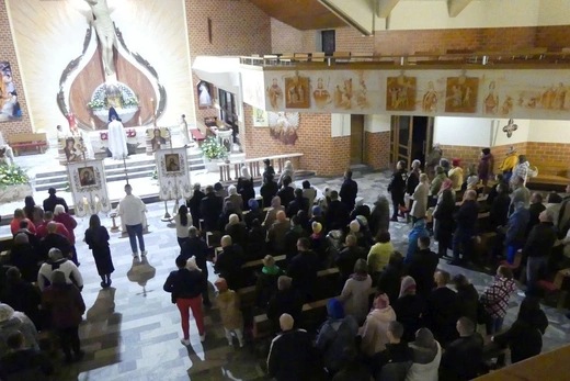 Greckokatolicka liturgia paschalna w Bielsku-Białej-Leszczynach 2023