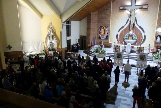 Greckokatolicka liturgia paschalna w Bielsku-Białej-Leszczynach 2023