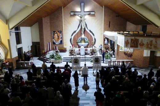 Greckokatolicka liturgia paschalna w Bielsku-Białej-Leszczynach 2023
