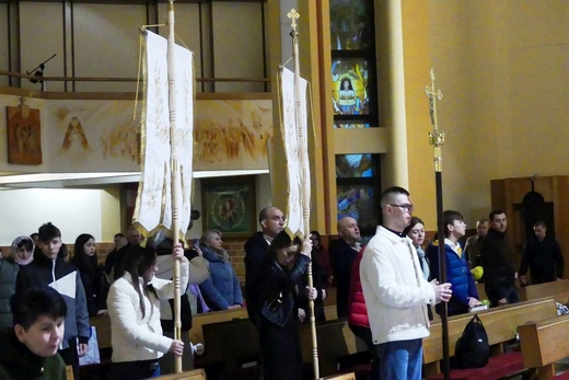 Greckokatolicka liturgia paschalna w Bielsku-Białej-Leszczynach 2023