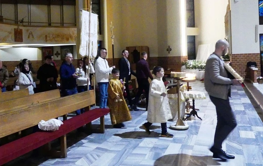 Greckokatolicka liturgia paschalna w Bielsku-Białej-Leszczynach 2023