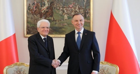 Prezydent Duda przyznał Order Orła Białego Prezydentowi Włoch Sergio Mattarelli