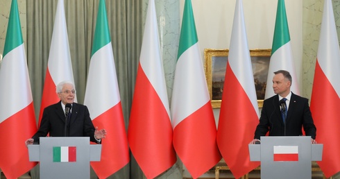 Prezydenci Polski i Włoch o potrzebie dalszej pomocy Ukrainie
