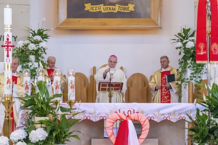 Msza św. odpustowa w parafii Miłosierdzia Bożego w Kudowie-Zdroju