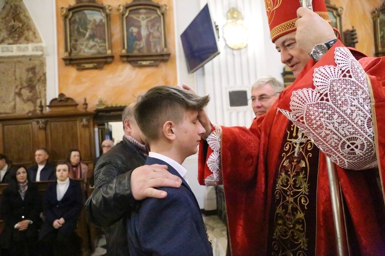 Bierzmowanie u św. Mateusza 