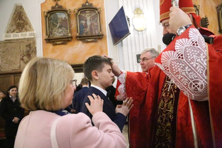 Bierzmowanie u św. Mateusza 