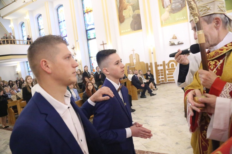 Bierzmowanie w Łukowicy