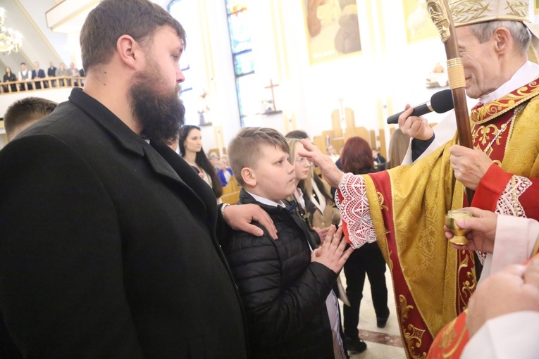 Bierzmowanie w Łukowicy