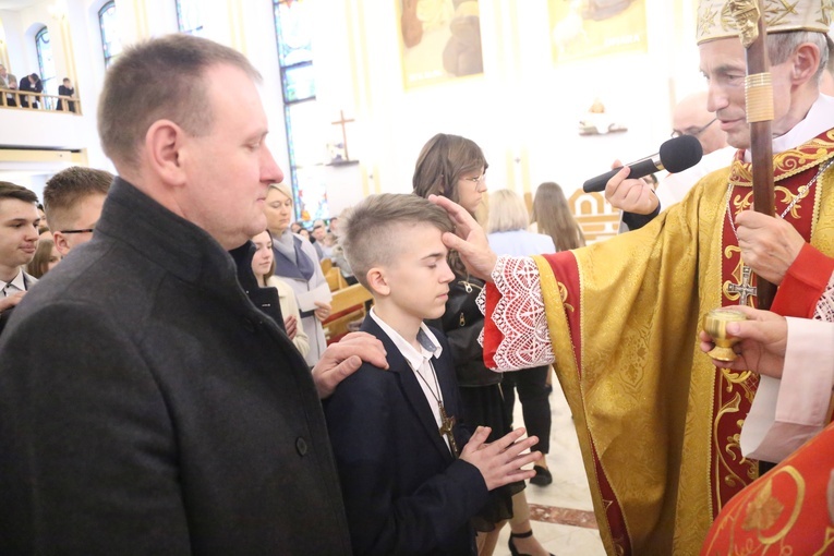 Bierzmowanie w Łukowicy