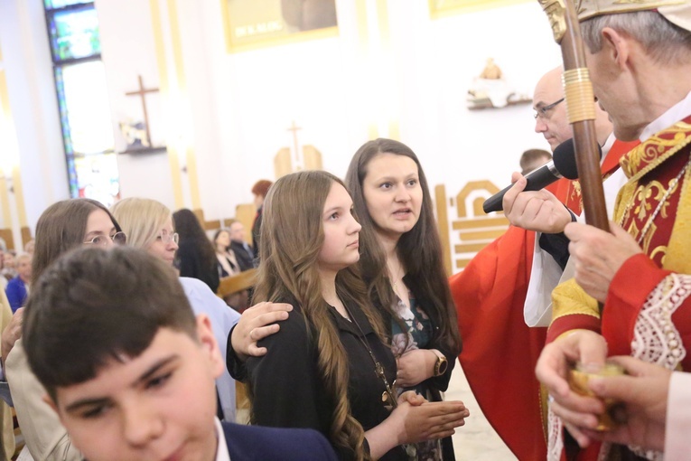 Bierzmowanie w Łukowicy