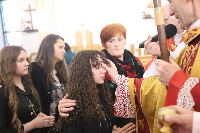 Bierzmowanie w Łukowicy