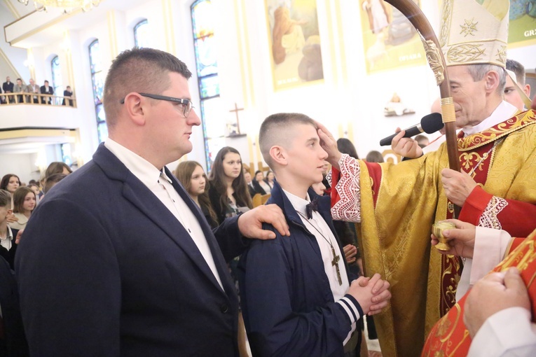 Bierzmowanie w Łukowicy