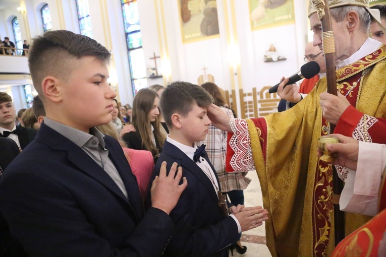 Bierzmowanie w Łukowicy