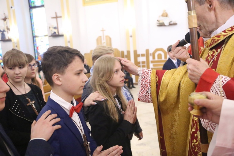 Bierzmowanie w Łukowicy