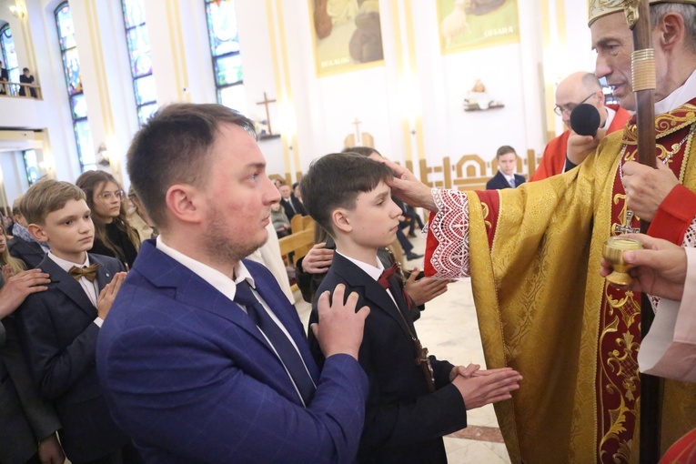 Bierzmowanie w Łukowicy
