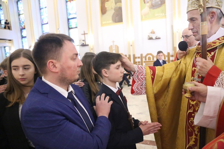 Bierzmowanie w Łukowicy