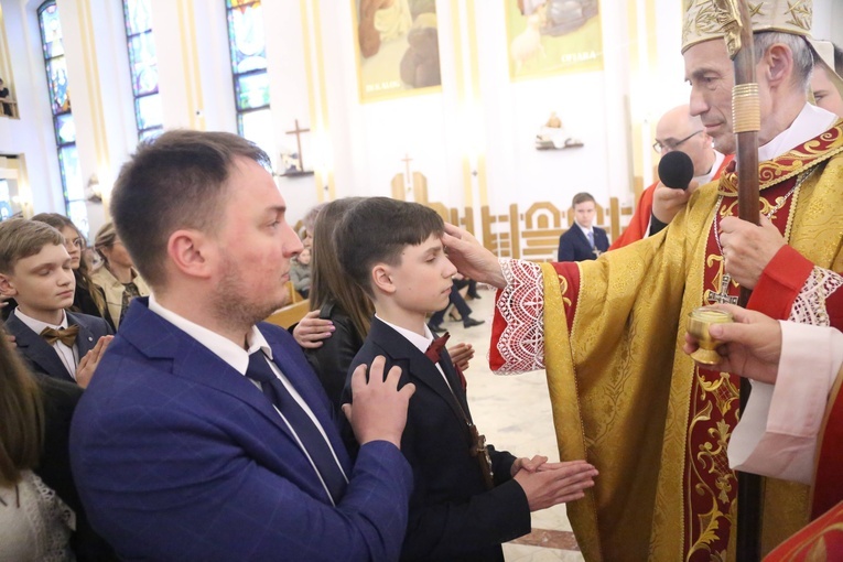 Bierzmowanie w Łukowicy