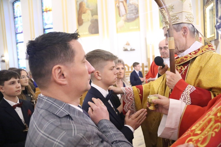 Bierzmowanie w Łukowicy